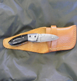 hunting knife damascus 15